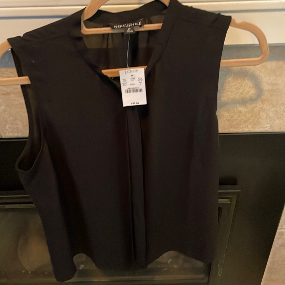 New with tag Black J Crew Blouse